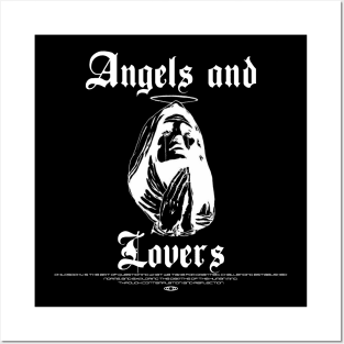 ANGELS AND LOVERS BLACK Posters and Art